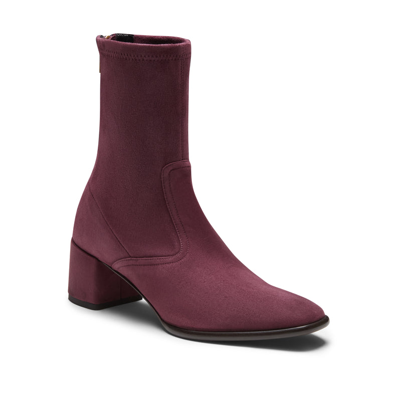 Stiefelette aus Veloursleder