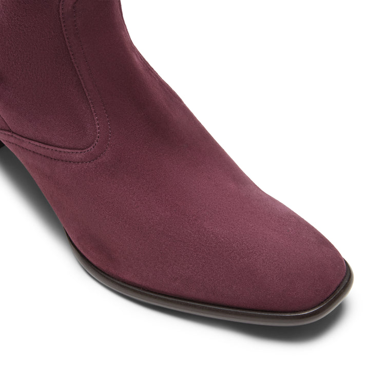 Stiefelette aus Veloursleder