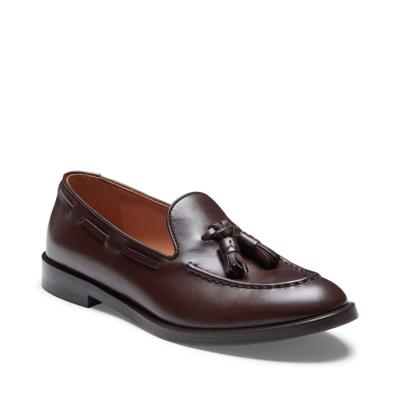 Damenloafer Brera aus mahagonifarbenem Leder