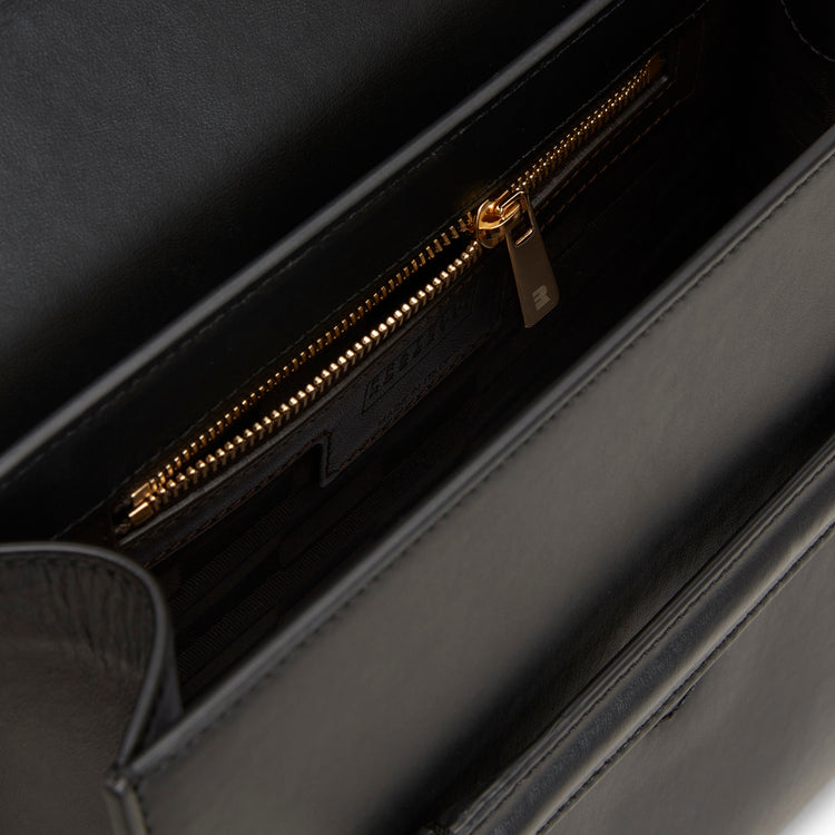 Magenta Tote bag in pelle