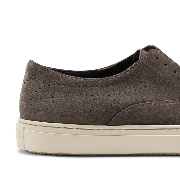 Sneaker Hobo Sport in suede da donna color acciaio