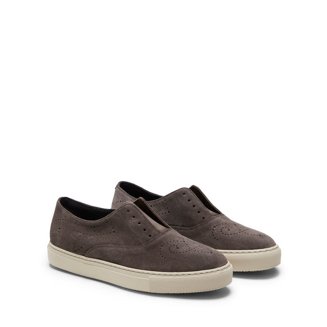 Deportiva Hobo Sport de ante color acero para mujer