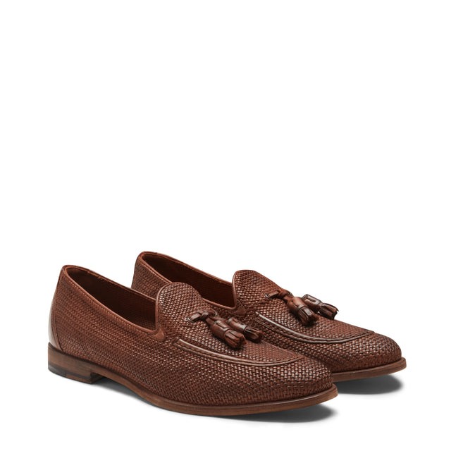 Herrenloafer Brera aus geflochtenem Leder