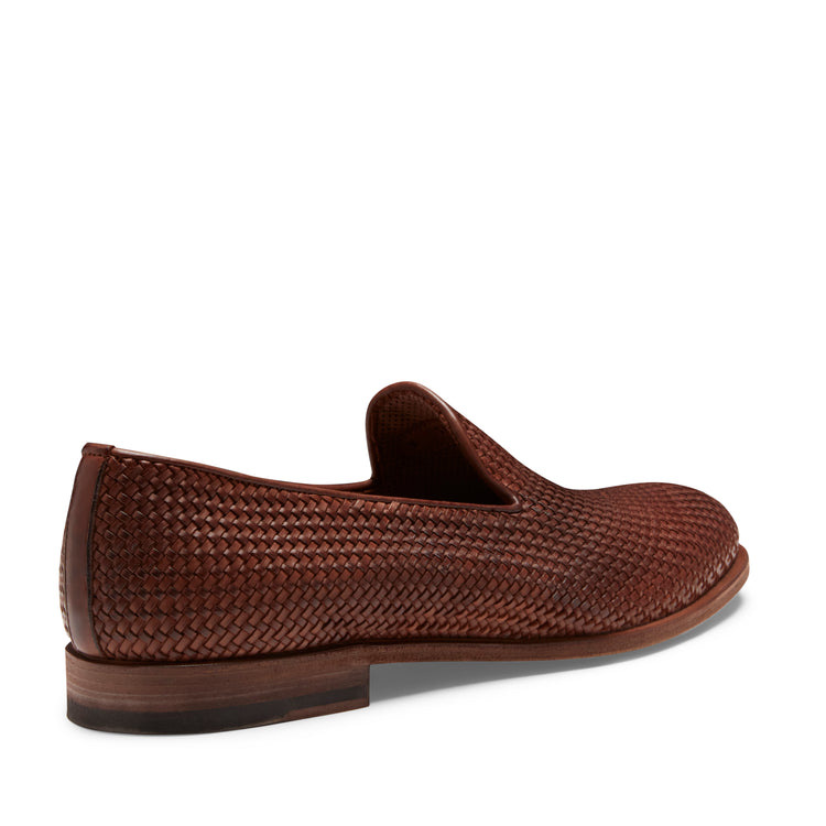 Men’s Woven Leather Slipper