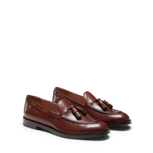 Mocasín Brera de piel para mujer