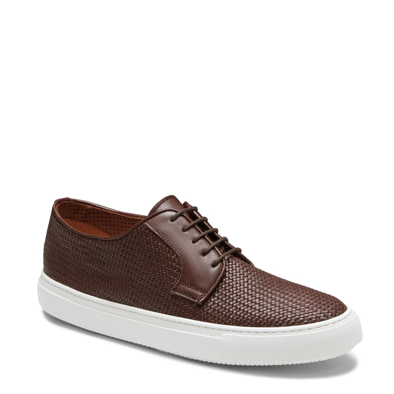 Woven Leather Sneaker