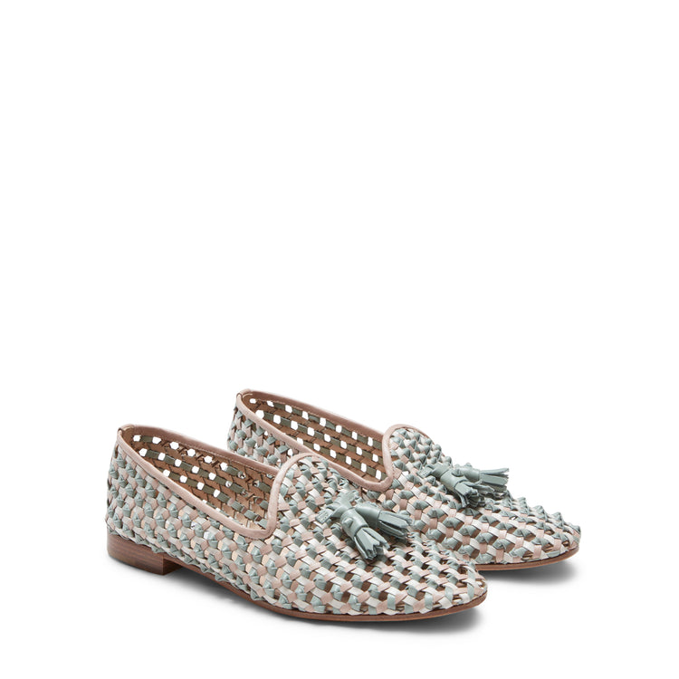 Woven Leather Slipper