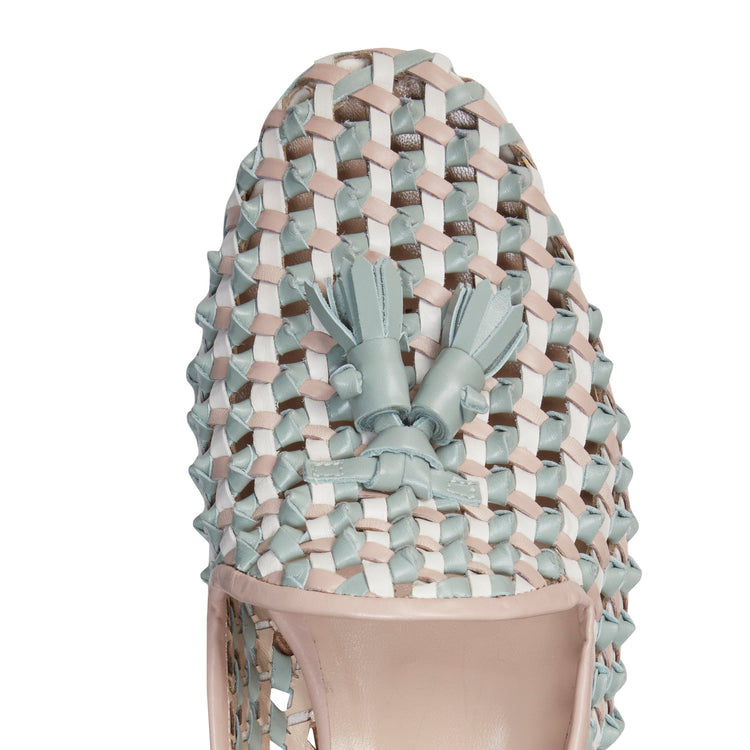 Woven Leather Slipper