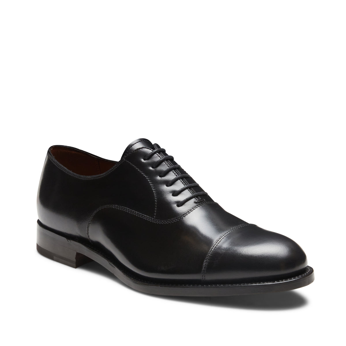 Black leather Oxford shoe|Fratelli Rossetti