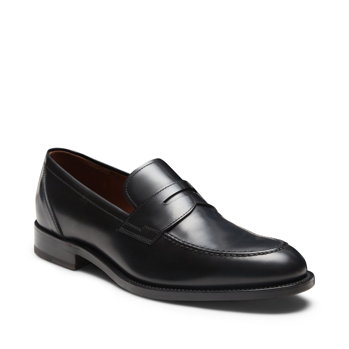 Black leather loafer|Fratelli Rossetti