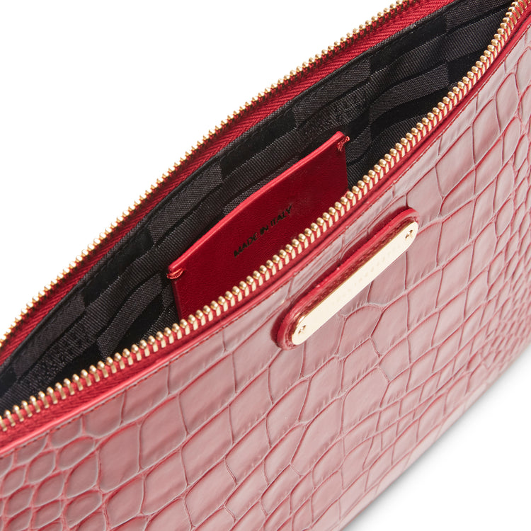 Bustina donna in pelle