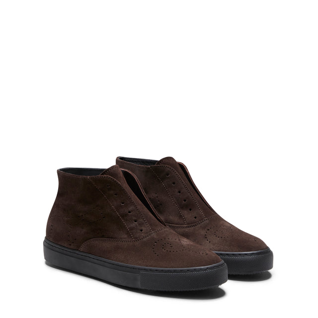 Bota de safari Hobo Sport de ante color cacao para mujer