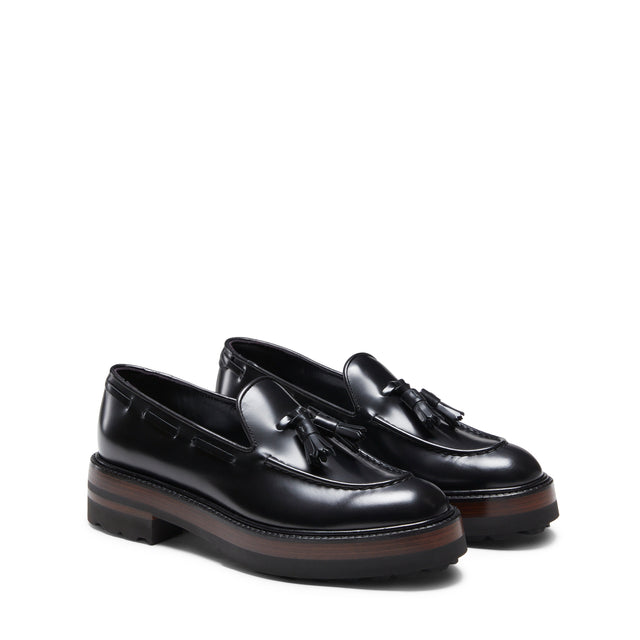 Mocasín Brera de piel para mujer
