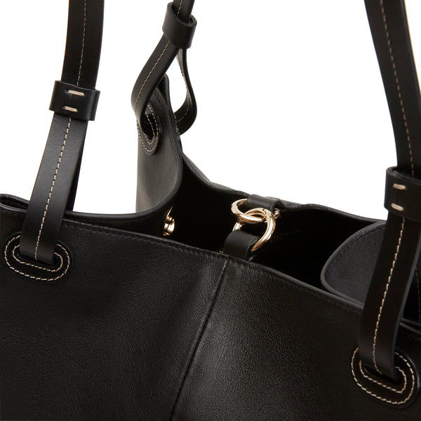 Tote bag in pelle
