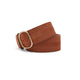 Cintura da donna in suede colore cuoio