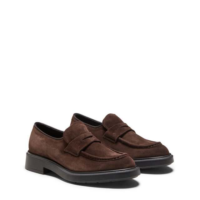 Mocassino in suede da donna