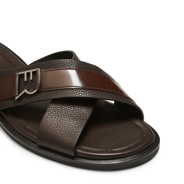 Sandalo in pelle da uomo