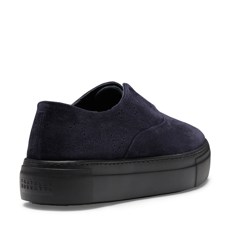 Sneaker Hobo Sport in suede da donna blu navy