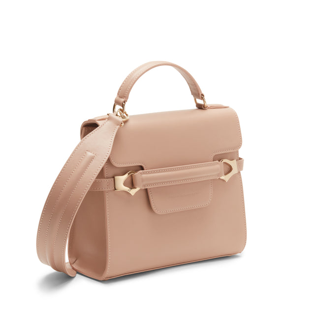 Magenta Leather tote bag