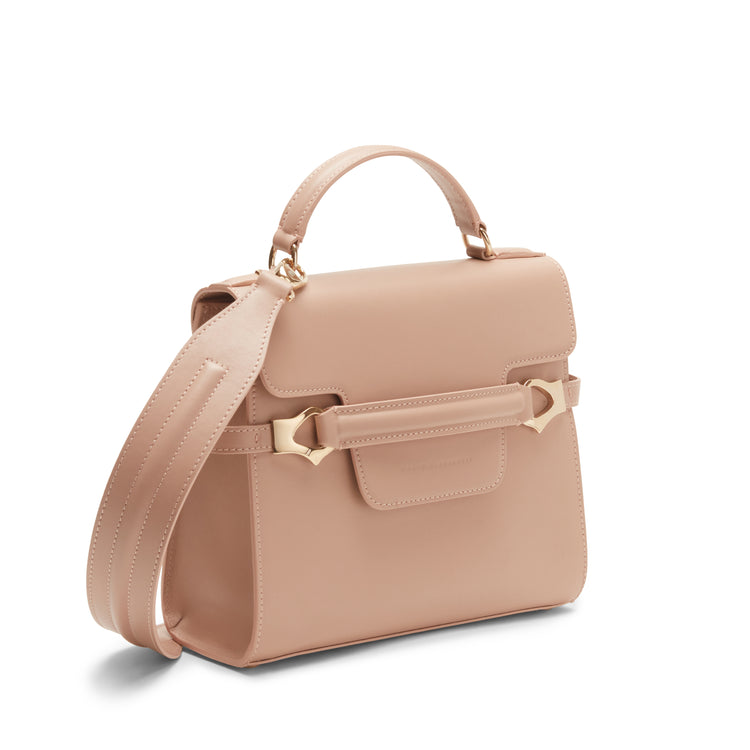 Magenta Tote bag in pelle