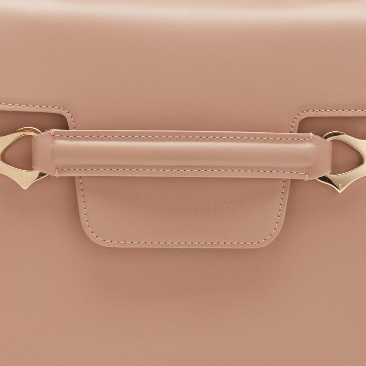 Magenta Tote bag in pelle