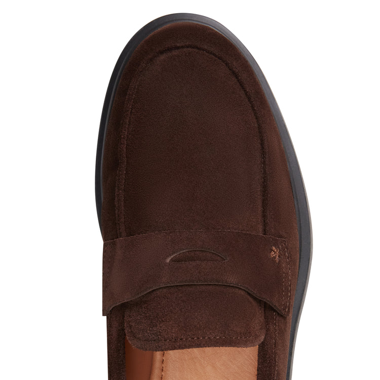 Damenloafer aus Veloursleder