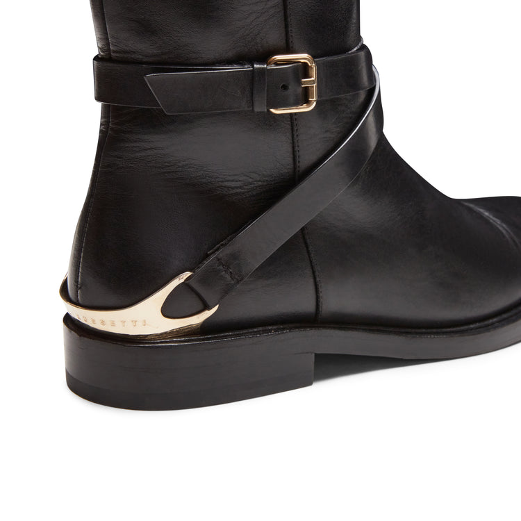 Stiefel Magenta aus Leder für damen