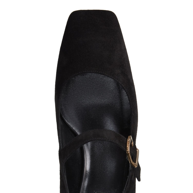 Décolleté in suede da donna