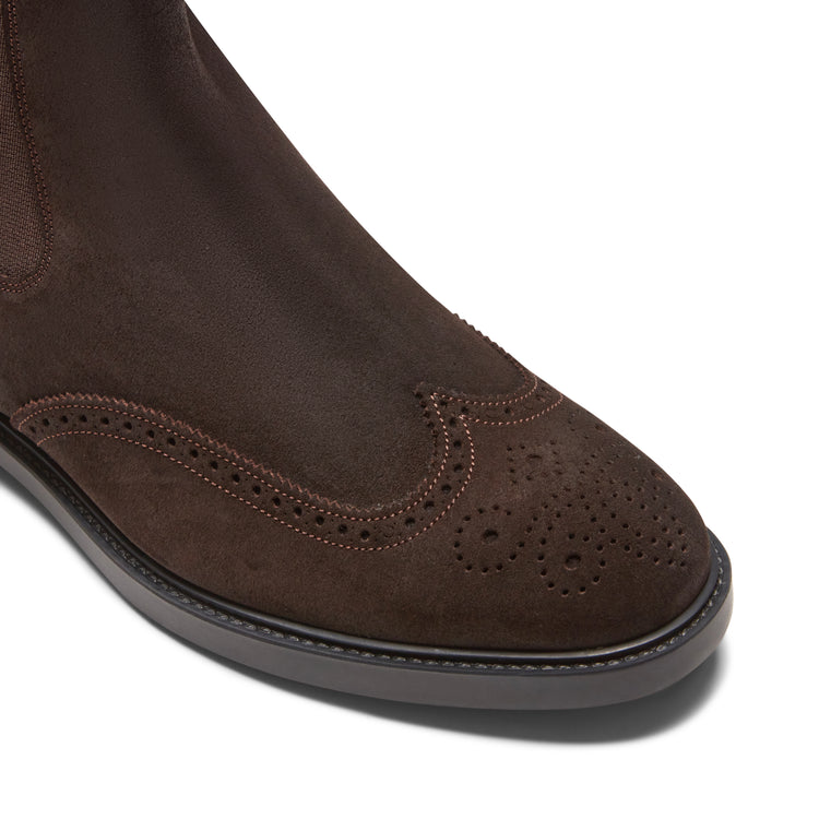 Suede boot