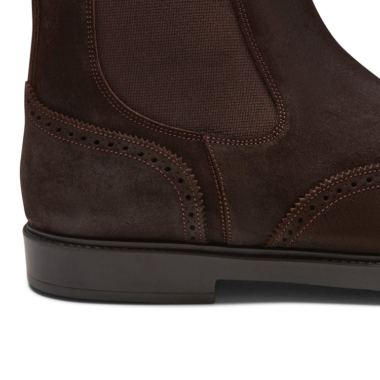 Suede boot