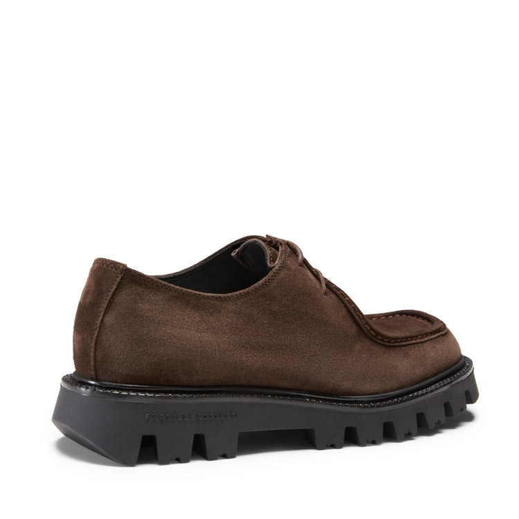 Derby in suede da donna