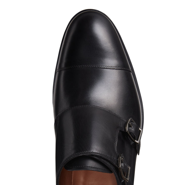 Derby mit Doppelschnalle aus Leder