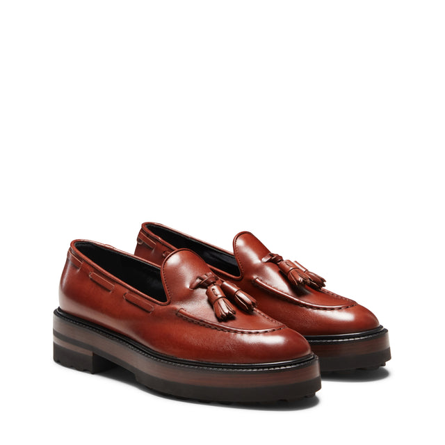 Mocasín Brera de piel para mujer