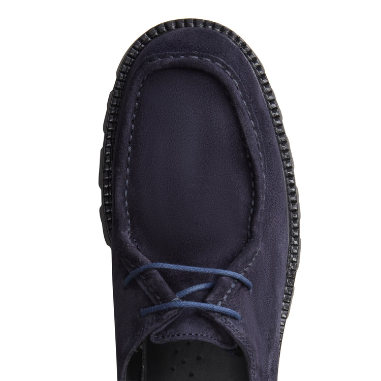 Women's suede lace-up shoes