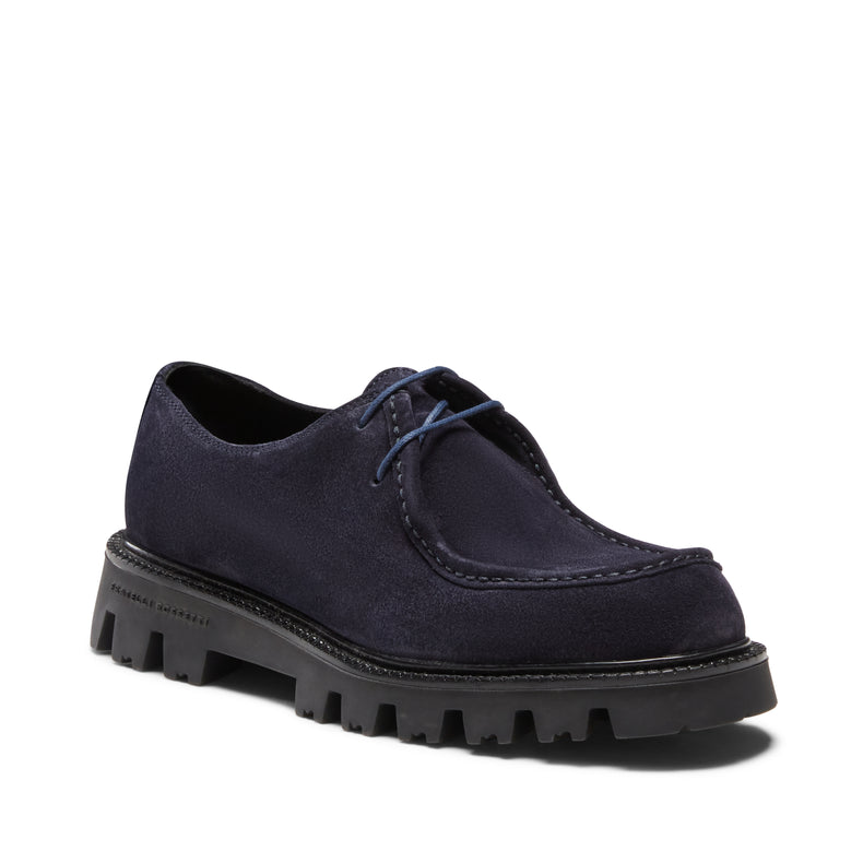 Women's suede lace-up shoes