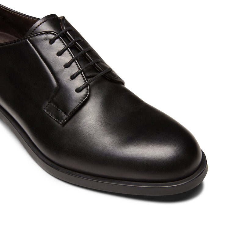 Men's leather lace-up Derby shoe