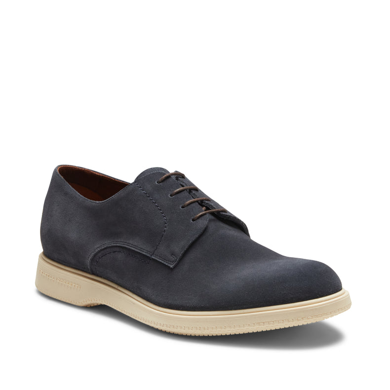 Suede lace-up Derby shoe