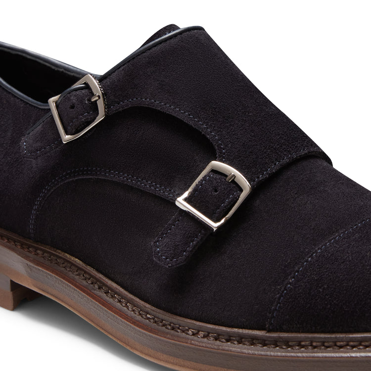 Men’s double buckle Derby shoe