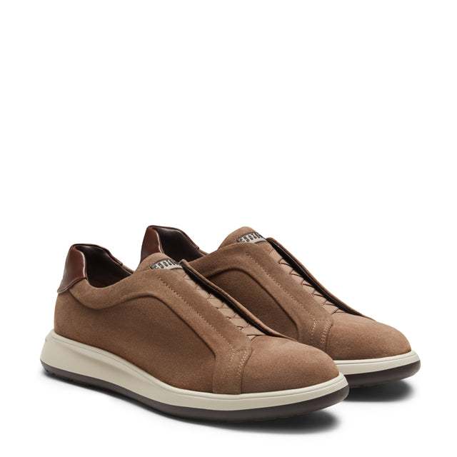 Herrensneaker aus Veloursleder