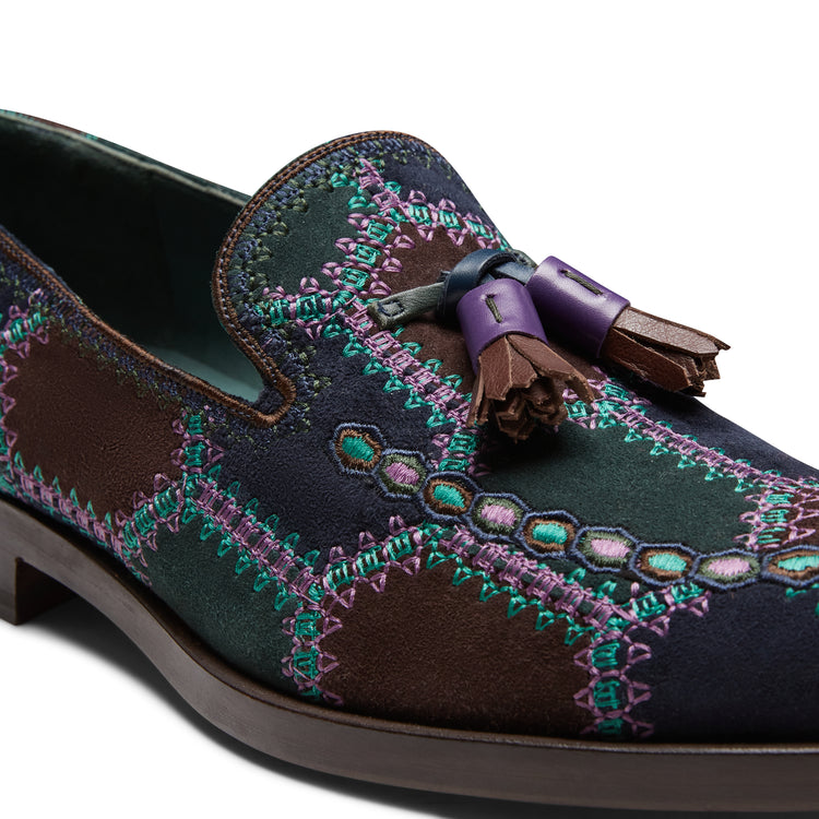 Men's Brera Special Embroidery Suede Loafer
