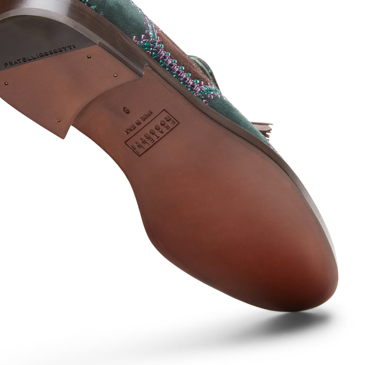 Men's Brera Special Embroidery Suede Loafer