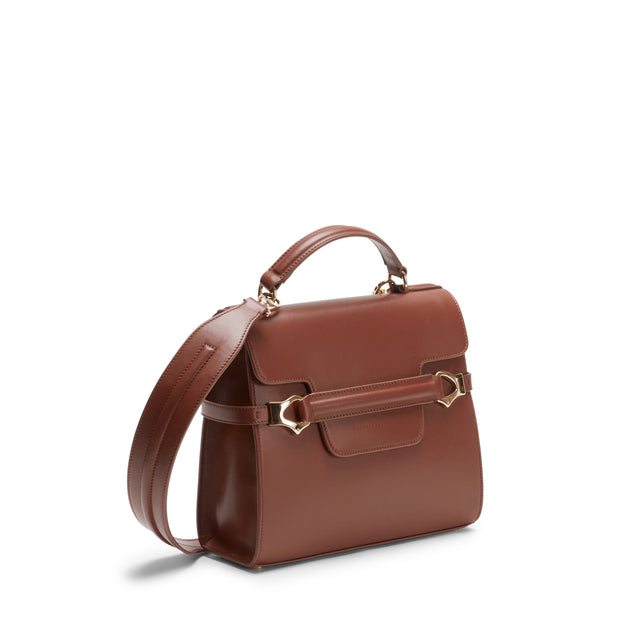 Leather Magenta Tote Bag