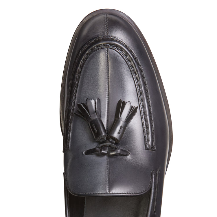 Brera Cut Mokassin aus zweifarbigem Leder