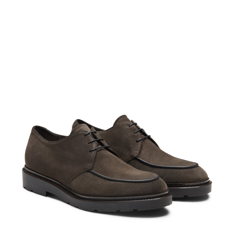Derby in suede