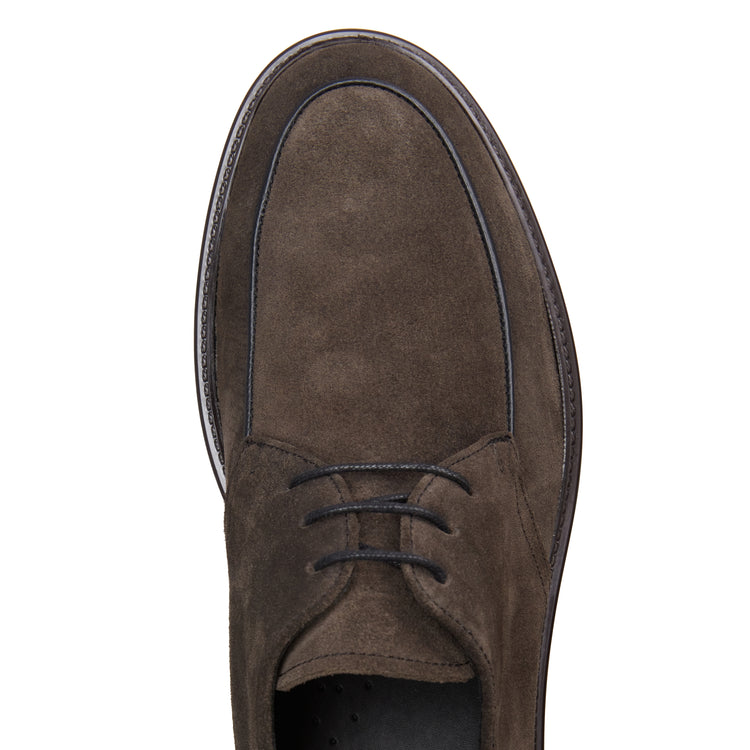 Derby in suede