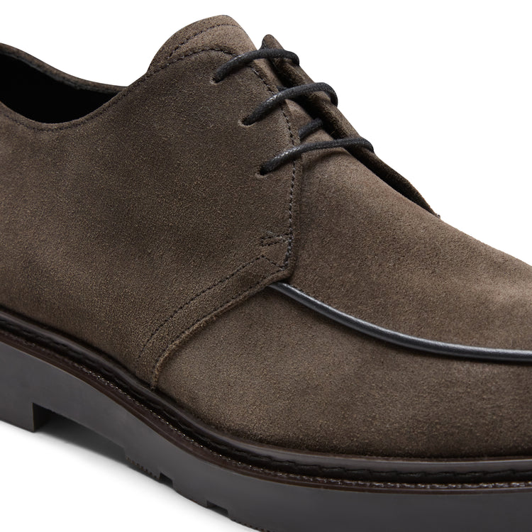 Derby in suede