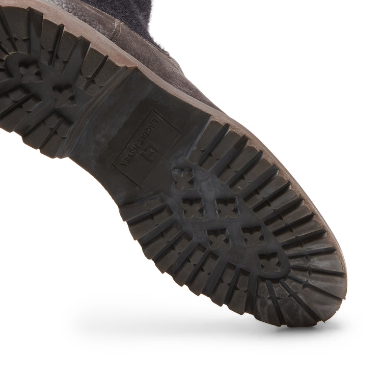 Beatles-Stiefelette aus Nubuk und Stoff