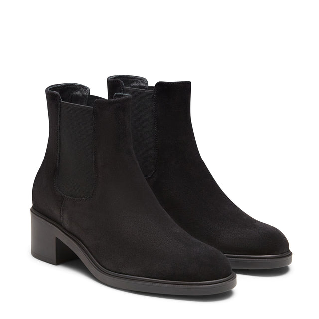 Beatles-Stiefelette aus Veloursleder