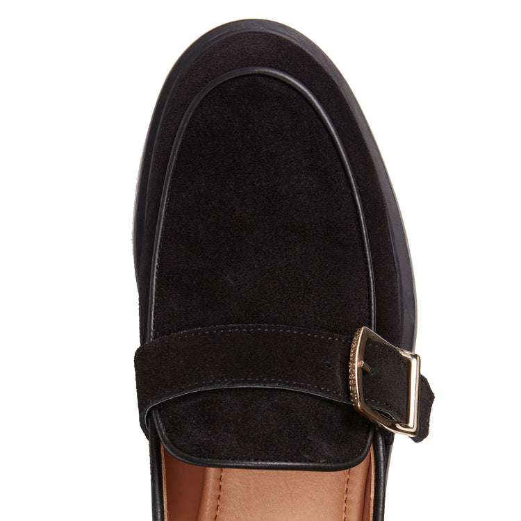 Damenloafer aus Veloursleder
