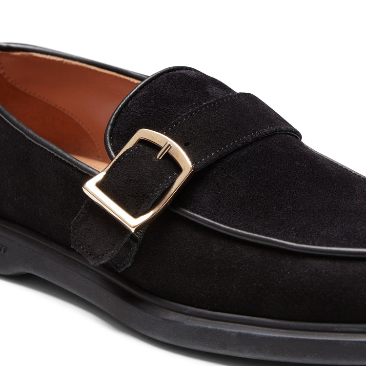 Damenloafer aus Veloursleder